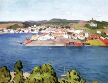 View of Grimstadt - Norway Artwork by Albert Marquet