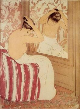 The Coiffure (study) Artwork by Mary Cassatt