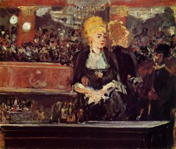 Study for 'A Bar at the Folies-Bergere' Artwork by Edouard Manet