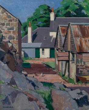 The Farm, Dumfriesshire Artwork by Francis Campbell Boileau Cadell