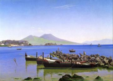 Bay Of Naples Artwork by Christen Kobke