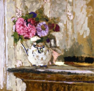 Anemones in a Jug Artwork by Edouard Vuillard