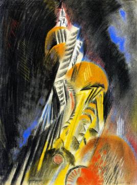 Abstraction Artwork by Max Weber