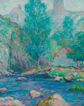 The Brigand's Mill Artwork by Wynford Dewhurst