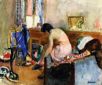 Model in the Studio Artwork by Henri Lebasque