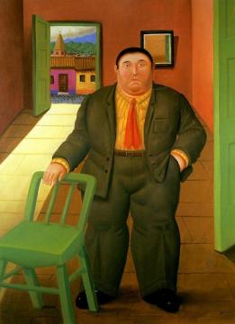 Interior Artwork by Fernando Botero