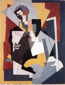 Musicians Artwork by Albert Gleizes