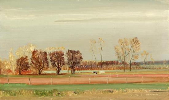 Pastoral Landscape Artwork by Victor Higgins