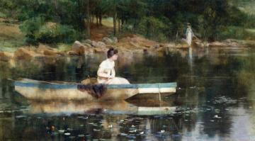 Woman Fishing Artwork by Francis Coates Jones