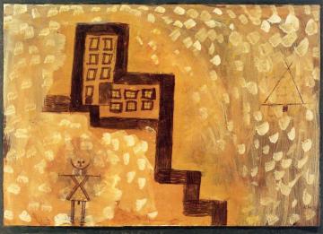 The House on High Artwork by Paul Klee