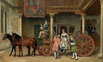 The Visit Artwork by Ignacio de Leon y Escosura