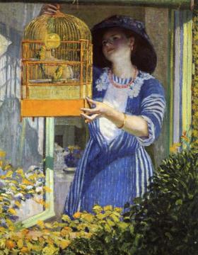 The Open Window Artwork by Frederick Carl Frieseke