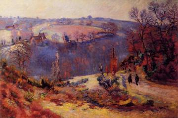 Pont Charraud - Hoarfrost Artwork by Armand Guillaumin