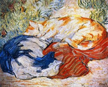 Cats Artwork by Franz Marc
