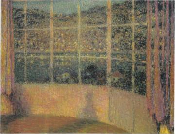 Night at Cap Ferrat Artwork by Henri Le Sidaner