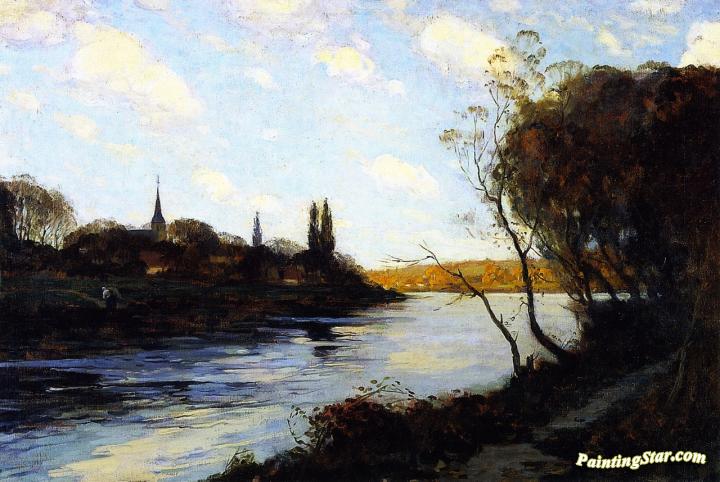 Cirquebeuf-sur-Seine Artwork by Clarence Gagnon