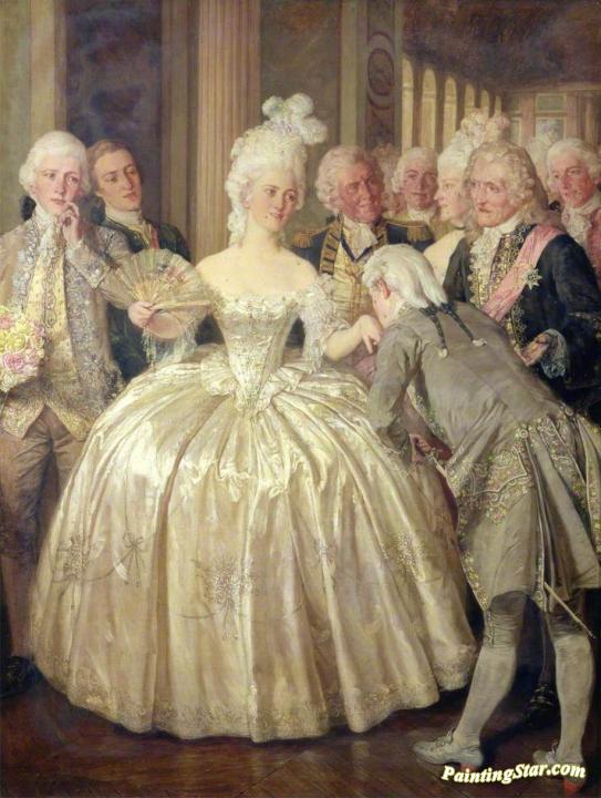 A Court Belle Artwork by Talbot Hughes