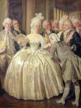 A Court Belle Artwork by Talbot Hughes