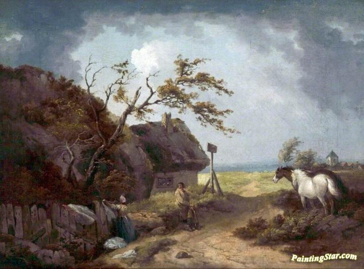 A Country Inn Artwork by George Morland