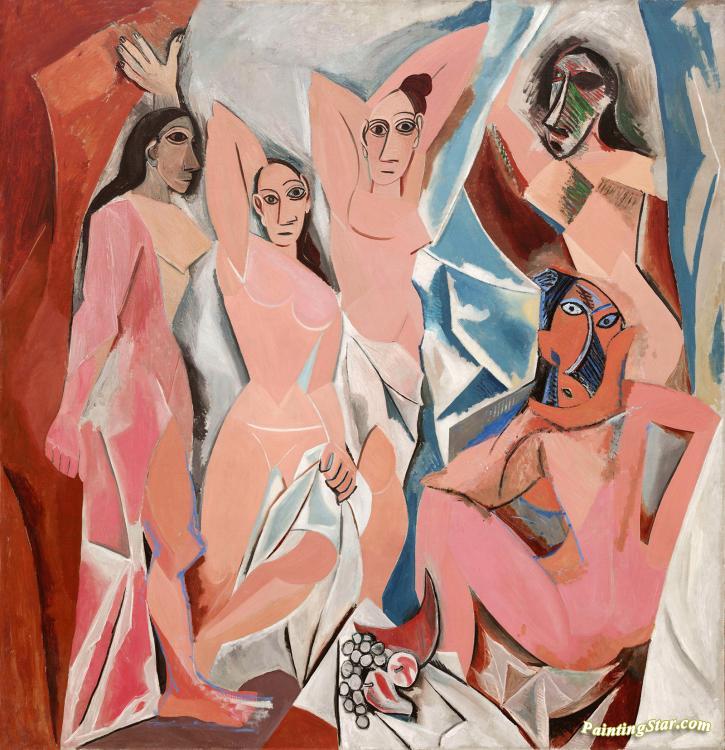 Les Demoiselles D'avignon Artwork by Pablo Picasso