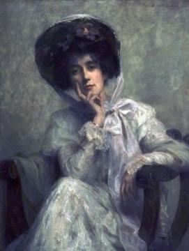 The Edwardian Hat Artwork by Ambrose McEvoy