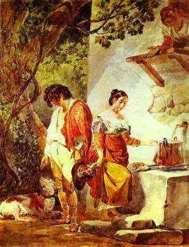 An Interrupted Date Artwork by Karl Pavlovich Bryullov