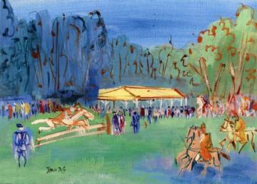 Obstacle Course Artwork by Jean Dufy