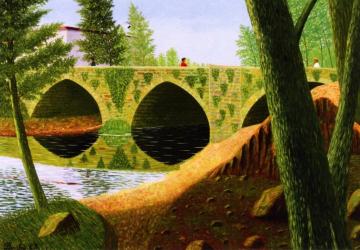 A View of a Bridge Artwork by Camille Bombois