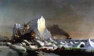 Sealers Crushed by Icebergs Artwork by William Bradford