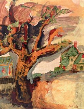 Tree Artwork by Mané-Katz