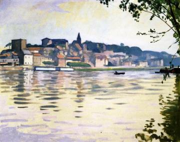 View of Conflans-Sainte-Honorine Artwork by Albert Marquet