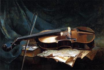 The Violin Artwork by Edwin Deakin