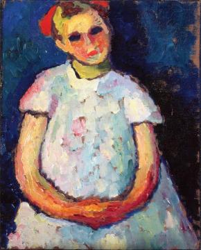 Child with Folded Hands Artwork by Alexej Jawlensky