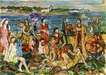Bathers, New England Artwork by Maurice Prendergast