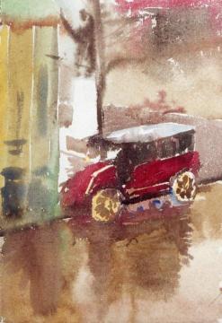 From My Window Rue St. Germain Artwork by Frank Nelson Wilcox