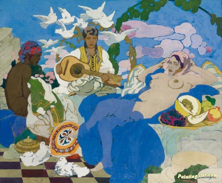 The Concert Artwork by Léon Cauvy