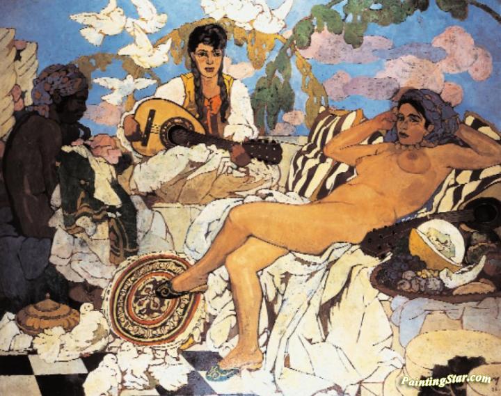 The Concert Artwork by Léon Cauvy