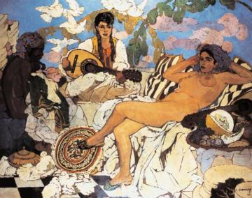 The Concert Artwork by Léon Cauvy