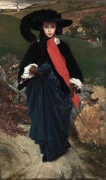 Portrait Of May Sartoris Artwork by Sir Frederick Lord Leighton