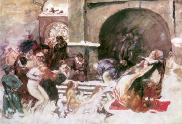 Erzsébet Báthory (sketch) Artwork by Istvan Csok