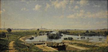 View of Linköping Artwork by Johan Krouthén