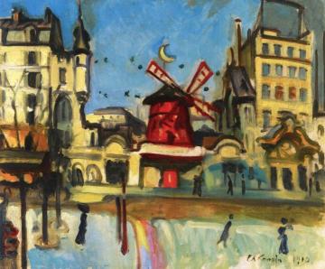 The Moulin Rouge Artwork by Charles Camoin