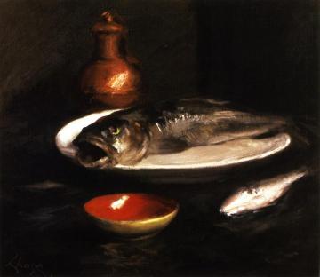 Fish Still Life Artwork by William Merritt Chase