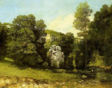 La Ruisseau de la Breme Artwork by Gustave Courbet