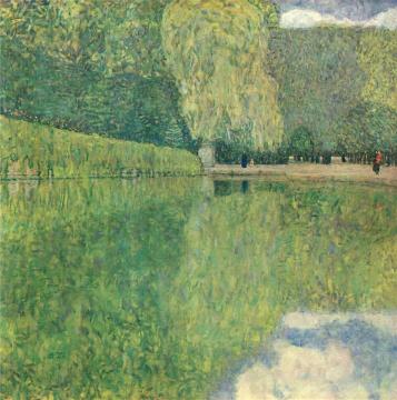 Park of Schonbrunn Artwork by Gustav Klimt