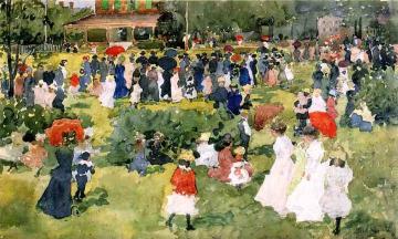 Franklin Park, Boston Artwork by Maurice Prendergast