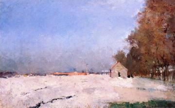 Chalky Ground in Autumn, near Dieppe Artwork by Albert Lebourg