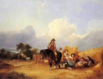 Harvest Time Artwork by William Shayer Snr