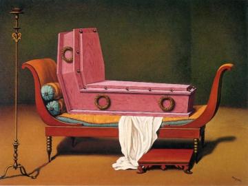 Perspective: Madame Récamier de David Artwork by Rene Magritte