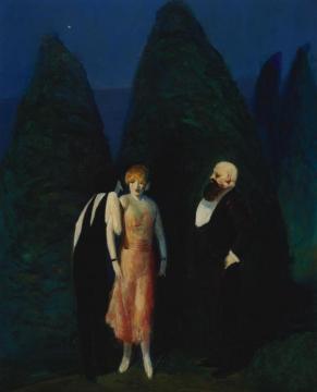 Pouter Pigeon Artwork by Guy Pene Du Bois